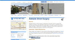 Desktop Screenshot of adelaidestreetsurgery.co.uk